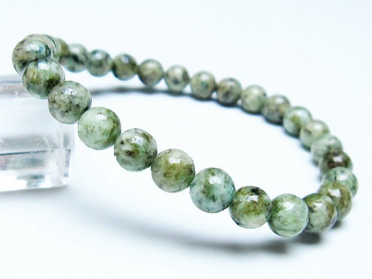 K2ストーン アズライト イン グラナイト ブレスレット 6mm [T193-3802] 1枚目