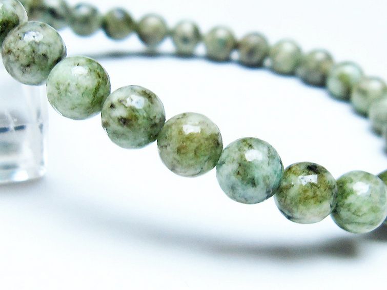 K2ストーン アズライト イン グラナイト ブレスレット 6mm [T193-3802] 3枚目