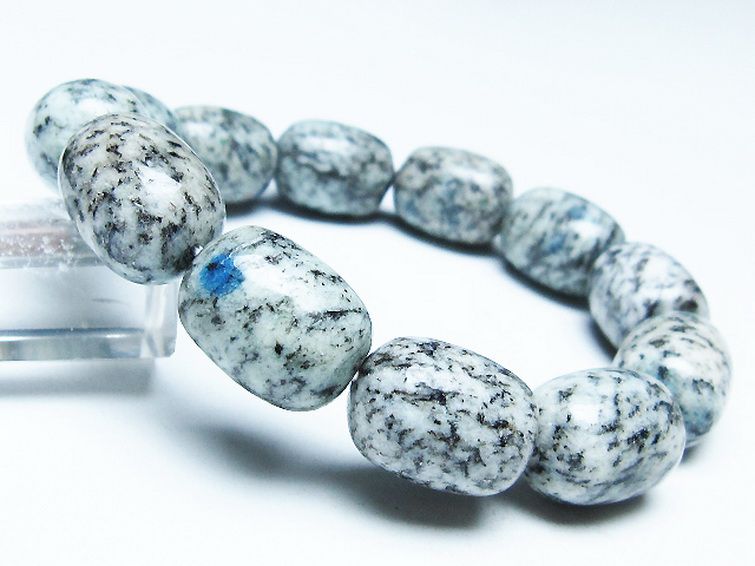 K2ストーン アズライト イン グラナイト ブレスレット [t193-4004] 1枚目