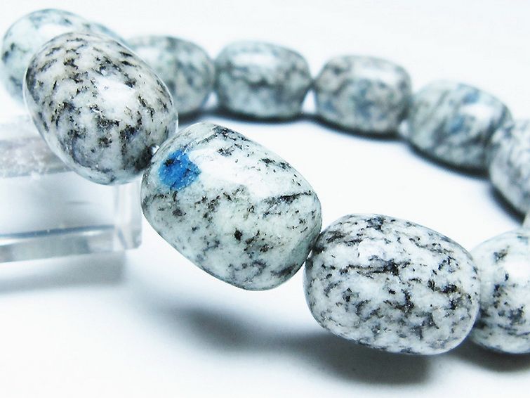 K2ストーン アズライト イン グラナイト ブレスレット [t193-4004] 3枚目