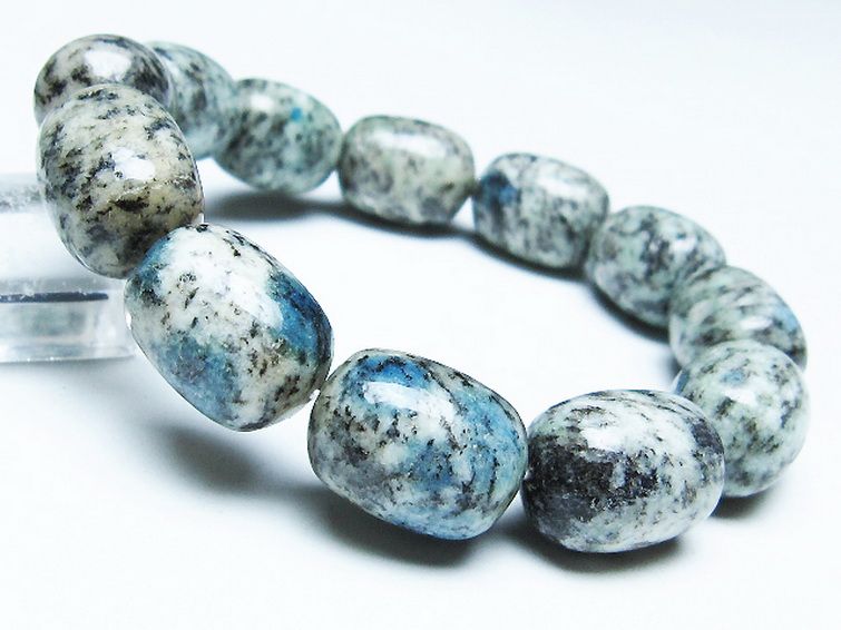 K2ストーン アズライト イン グラナイト ブレスレット [t193-4012] 1枚目