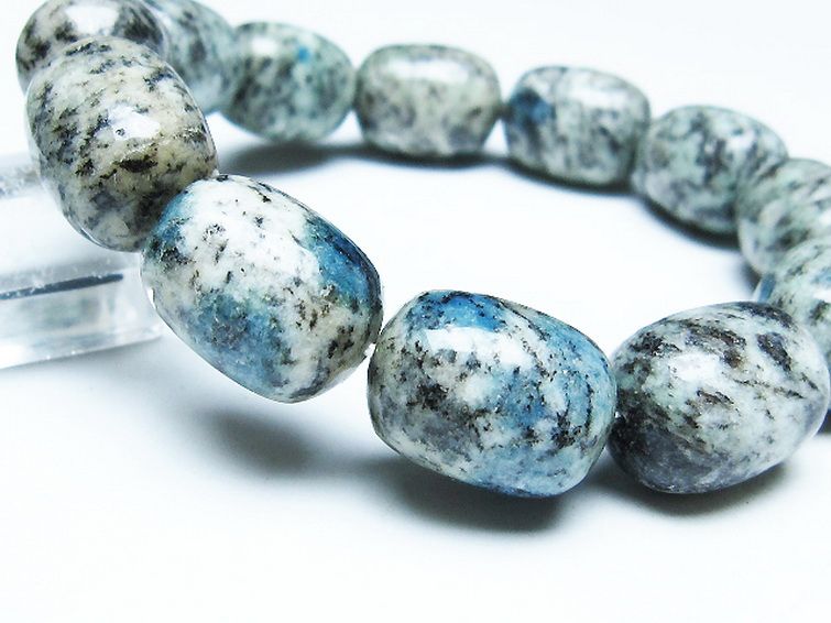 K2ストーン アズライト イン グラナイト ブレスレット [t193-4012] 3枚目