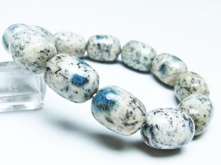 K2ストーン アズライト イン グラナイト ブレスレット [t193-4019] 1枚目