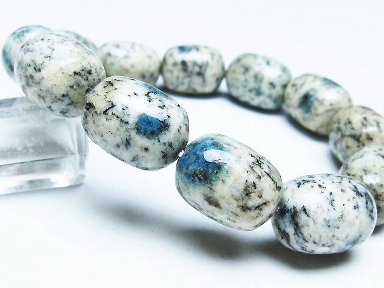 K2ストーン アズライト イン グラナイト ブレスレット [t193-4019] 3枚目