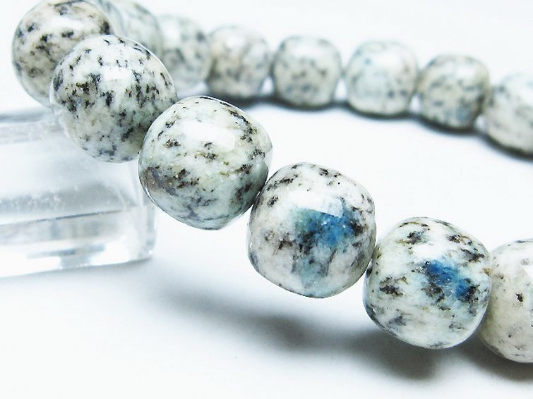 K2ストーン アズライト イン グラナイト ブレスレット [t193-4036] 3枚目