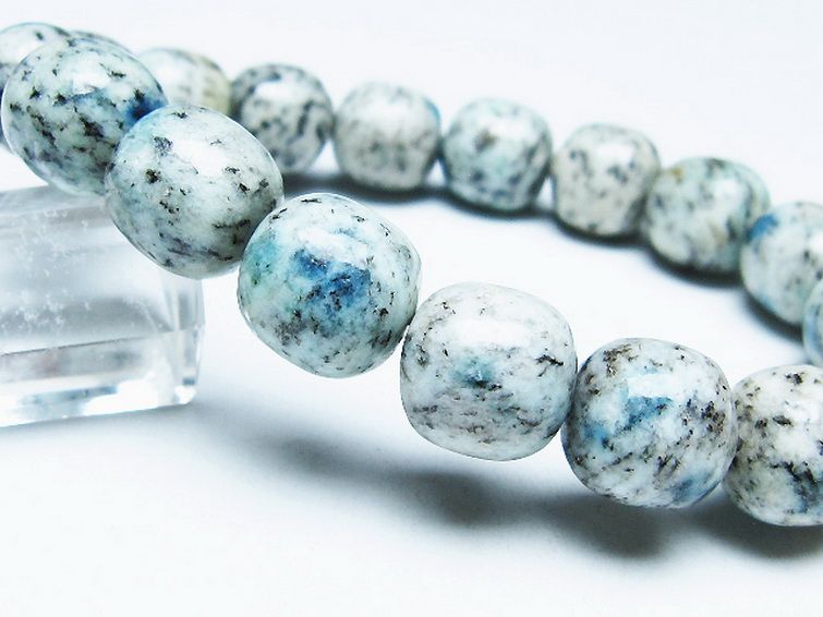 K2ストーン アズライト イン グラナイト ブレスレット [t193-4045] 3枚目