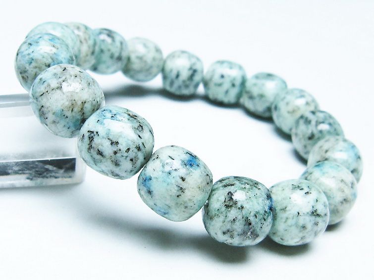 K2ストーン アズライト イン グラナイト ブレスレット [t193-4051] 1枚目