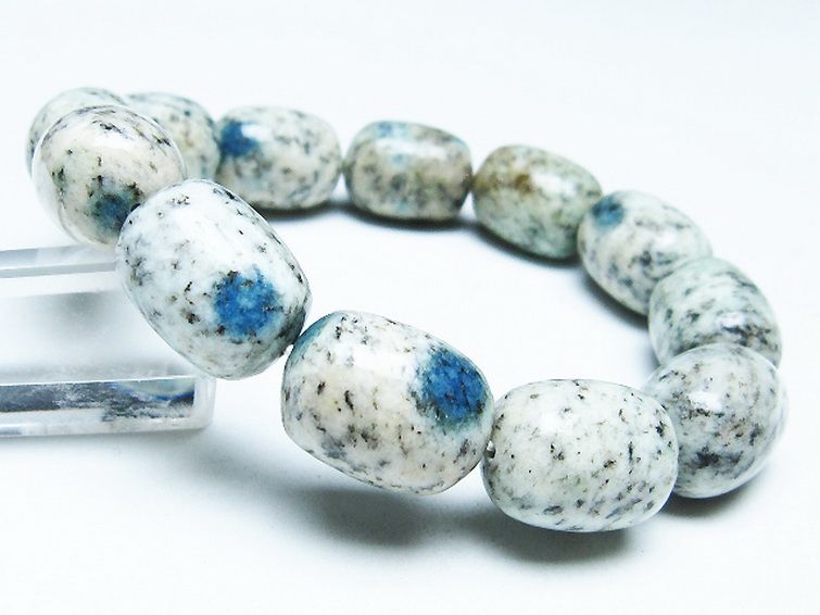 K2ストーン アズライト イン グラナイト ブレスレット [t193-4067] 1枚目