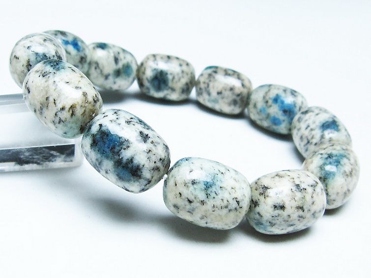 K2ストーン アズライト イン グラナイト ブレスレット [t193-4068] 1枚目