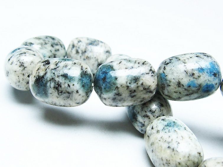 K2ストーン アズライト イン グラナイト ブレスレット [t193-4068] 2枚目