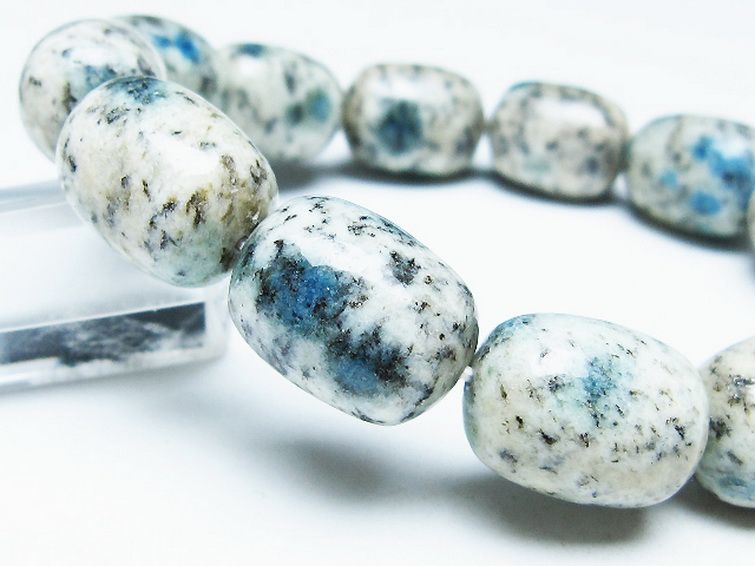 K2ストーン アズライト イン グラナイト ブレスレット [t193-4068] 3枚目