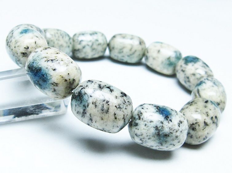 K2ストーン アズライト イン グラナイト ブレスレット [T193-4069] 1枚目