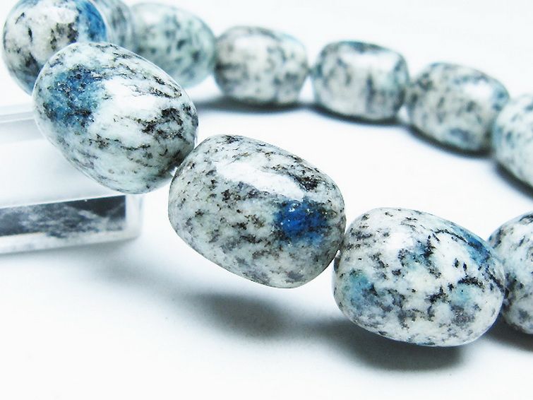 K2ストーン アズライト イン グラナイト ブレスレット [T193-4075] 3枚目