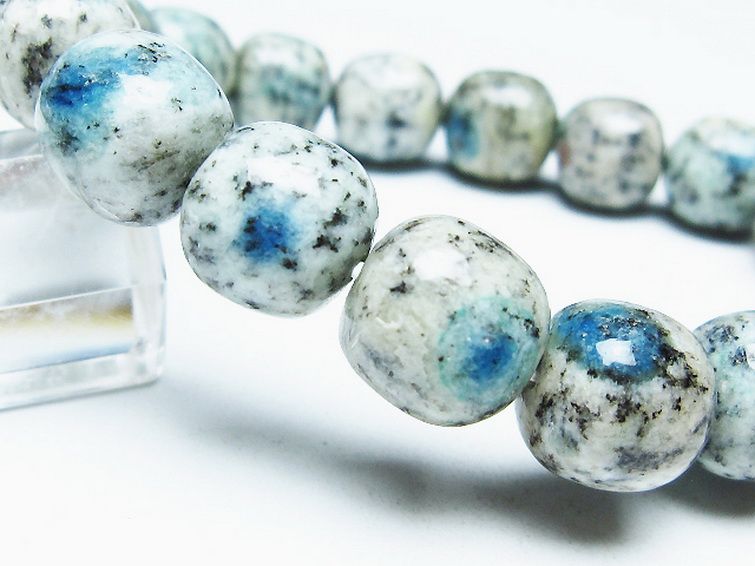 K2ストーン アズライト イン グラナイト ブレスレット [t193-4082] 3枚目