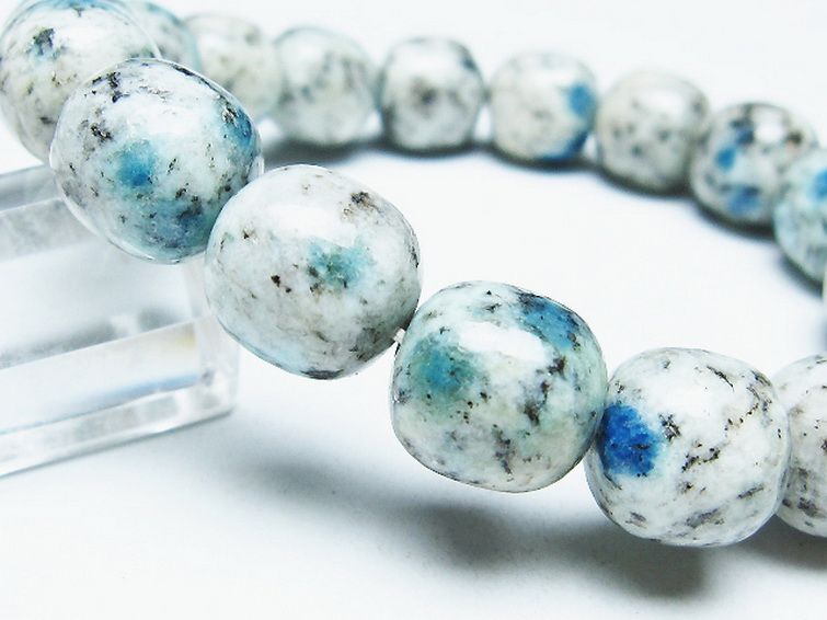 K2ストーン アズライト イン グラナイト ブレスレット [t193-4083] 3枚目