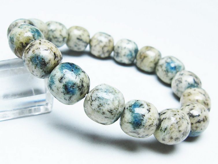 K2ストーン アズライト イン グラナイト ブレスレット [t193-4084] 1枚目