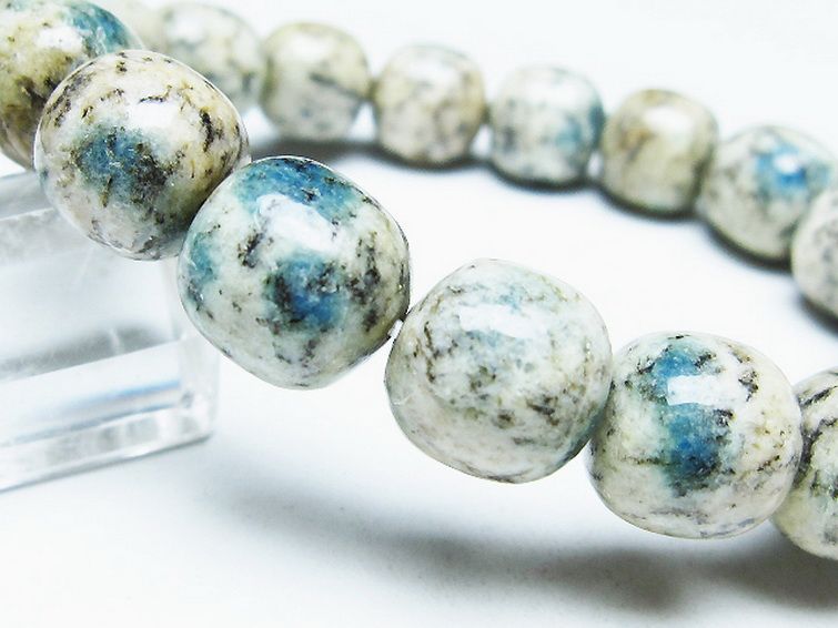 K2ストーン アズライト イン グラナイト ブレスレット [t193-4084] 3枚目