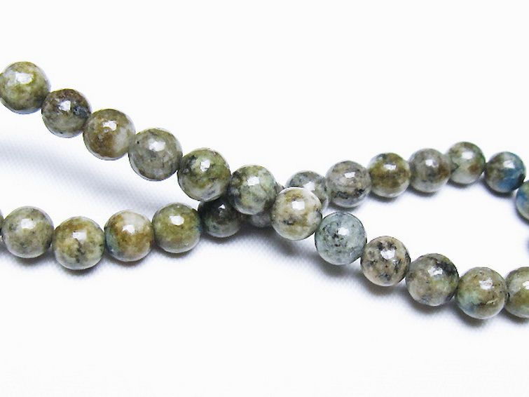 K2ストーン アズライト イン グラナイト ブレスレット 6mm [t193-4141] 2枚目