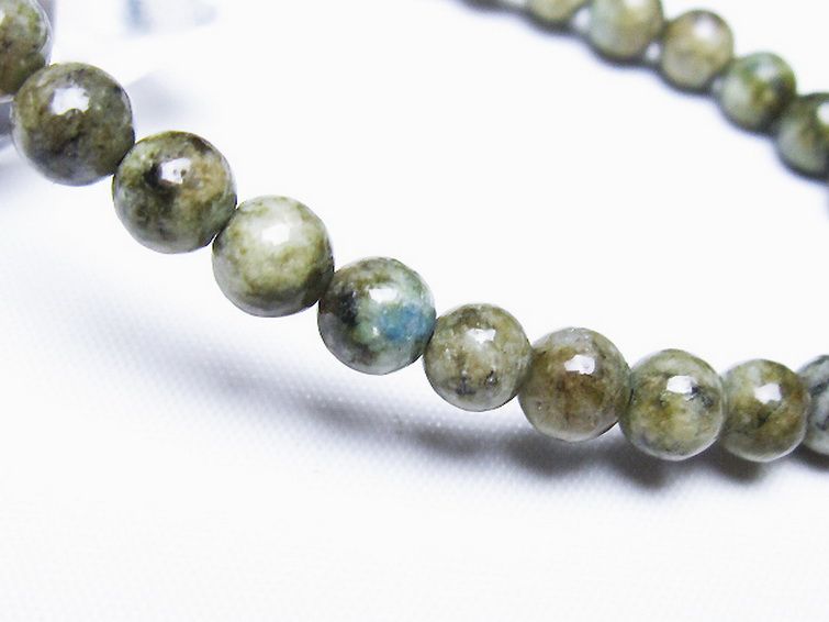 K2ストーン アズライト イン グラナイト ブレスレット 6mm [t193-4144] 3枚目