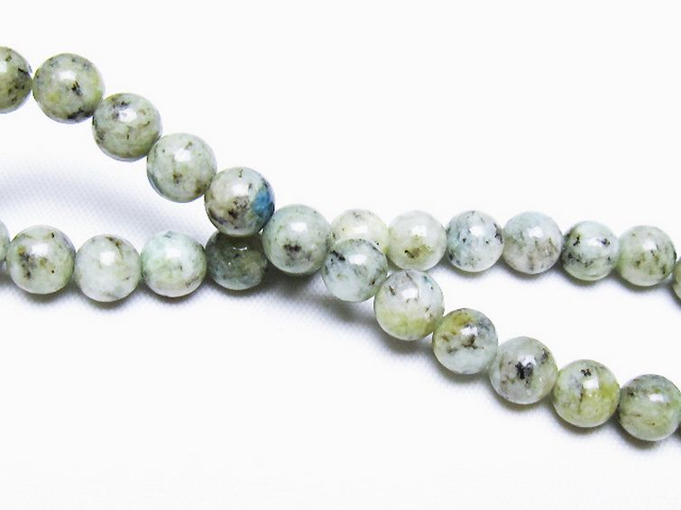 K2ストーン アズライト イン グラナイト ブレスレット 6mm [t193-4161] 2枚目