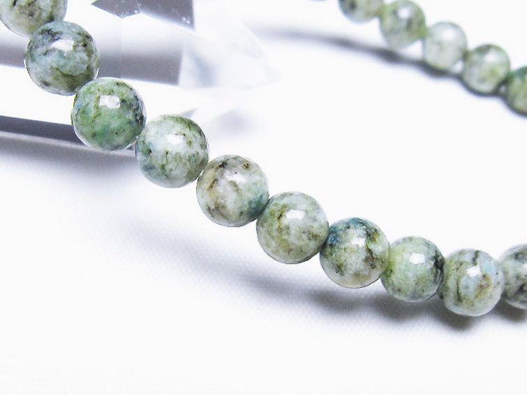 K2ストーン アズライト イン グラナイト ブレスレット 6mm [t193-4167] 3枚目