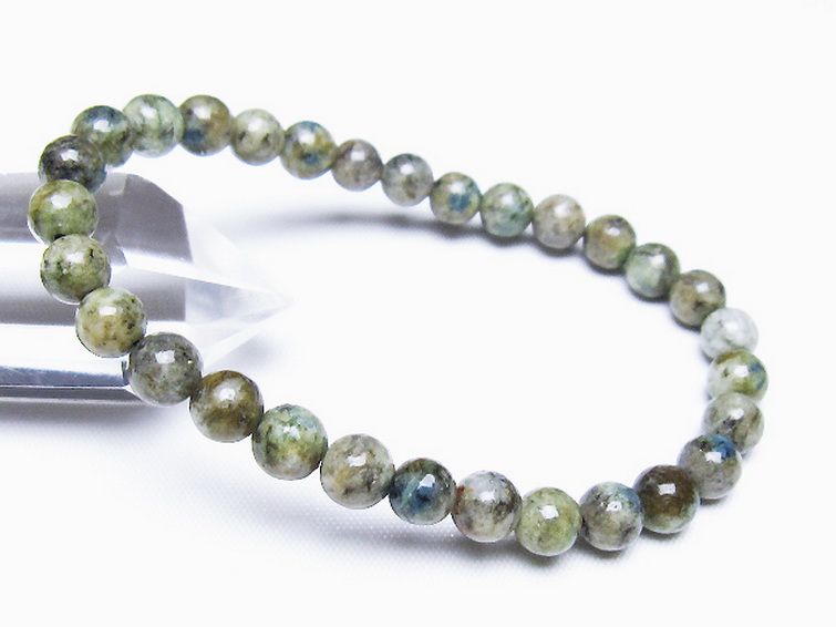 K2ストーン アズライト イン グラナイト ブレスレット 6mm [t193-4177] 1枚目