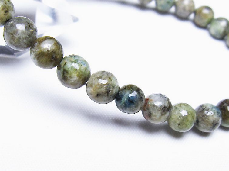 K2ストーン アズライト イン グラナイト ブレスレット 6mm [t193-4177] 3枚目