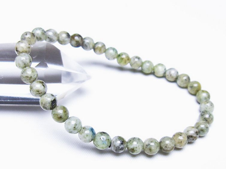 K2ストーン アズライト イン グラナイト ブレスレット 6mm [t193-4179] 1枚目