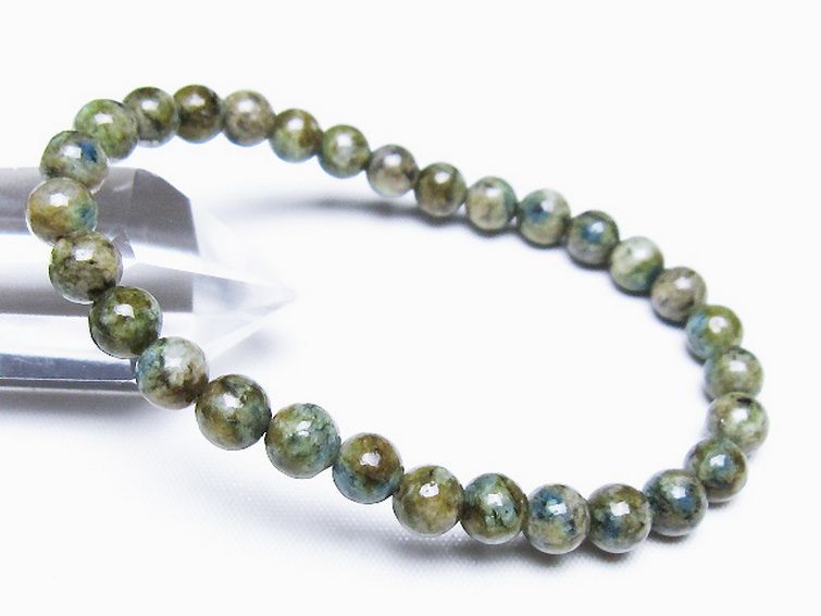 K2ストーン アズライト イン グラナイト ブレスレット 6mm [t193-4225] 1枚目