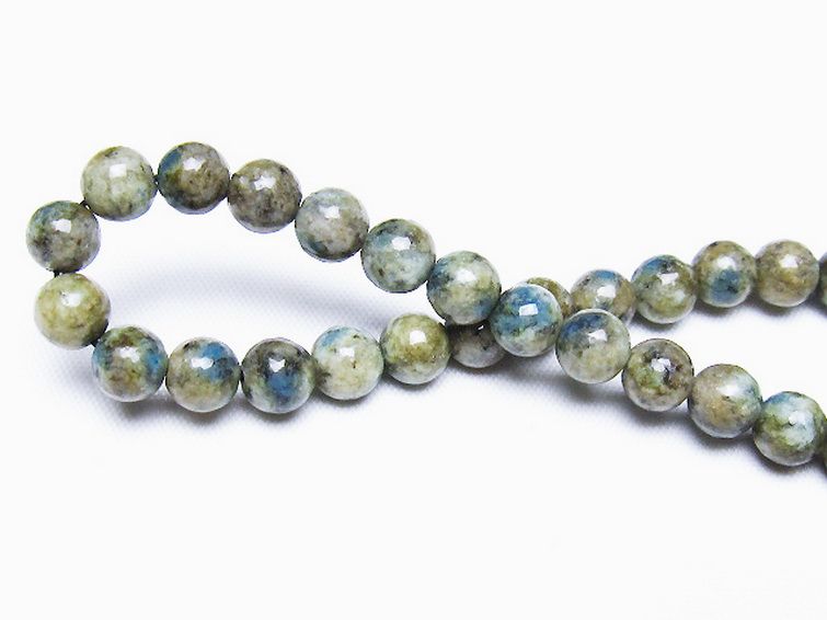 K2ストーン アズライト イン グラナイト ブレスレット 6mm [t193-4230] 2枚目