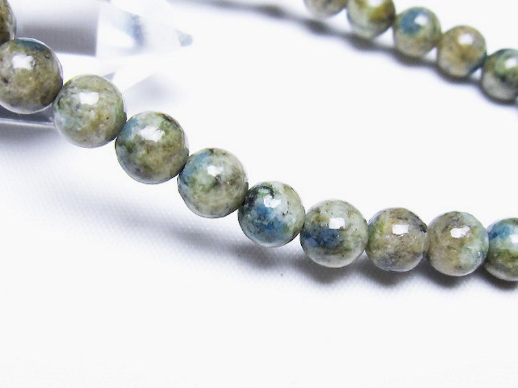 K2ストーン アズライト イン グラナイト ブレスレット 6mm [t193-4230] 3枚目