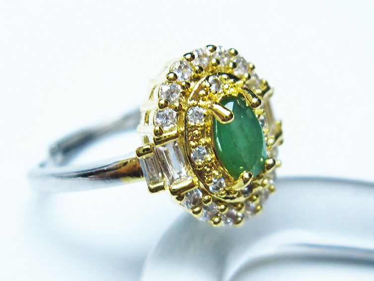 エメラルド 指輪 (13号) [t195-2066] 3枚目