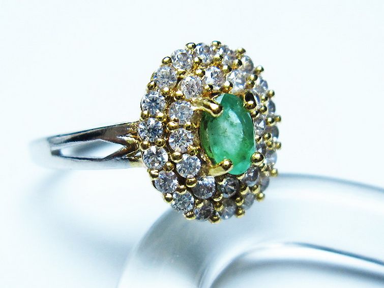 エメラルド 指輪 (13号) [t195-2164] 3枚目