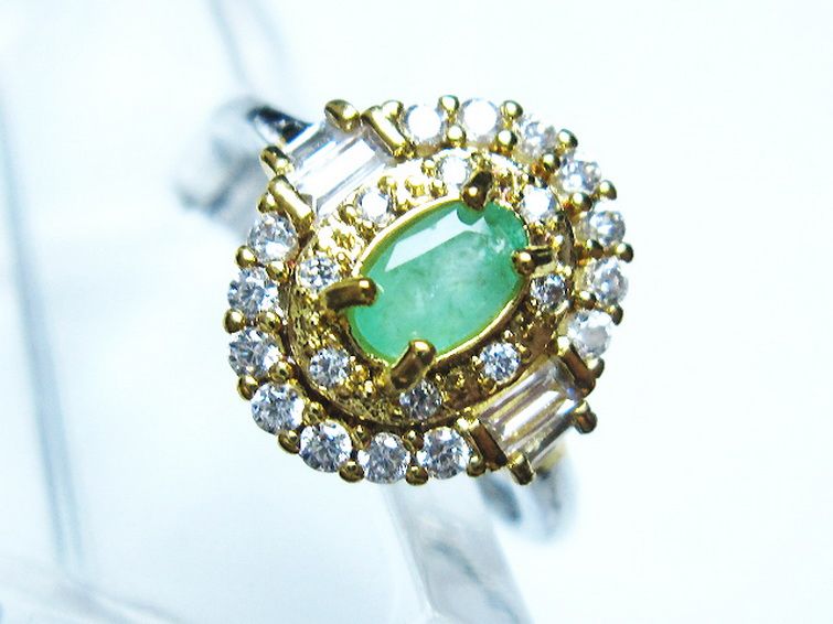 エメラルド 指輪 (13号) [t195-2188] 2枚目