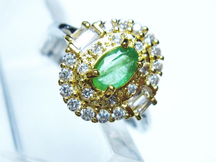 エメラルド 指輪 (13号) [t195-2205] 2枚目