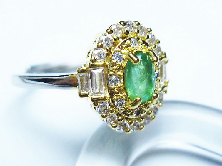 エメラルド 指輪 (13号) [t195-2205] 3枚目