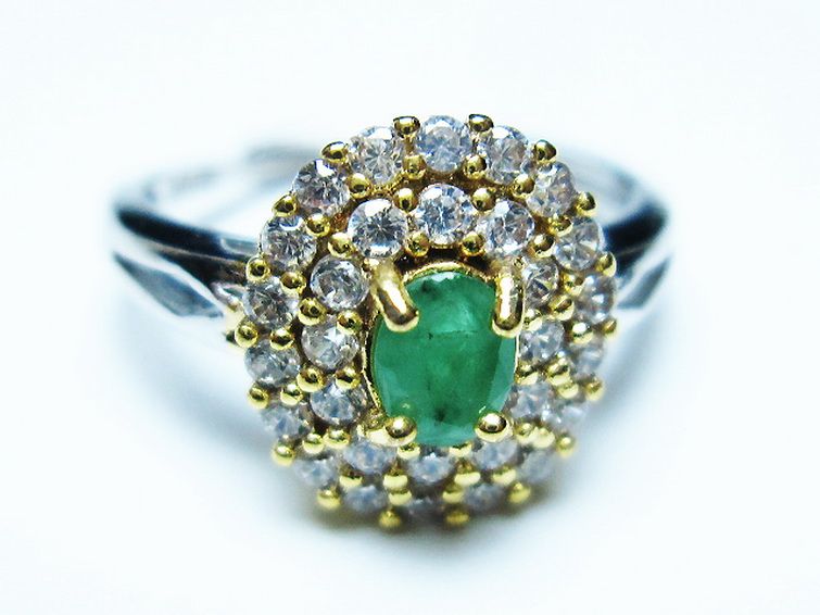 エメラルド 指輪 (13号) [t195-2240] 1枚目