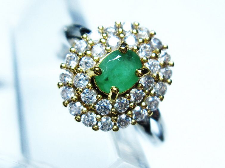 エメラルド 指輪 (13号) [t195-2240] 2枚目