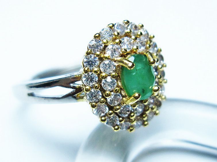 エメラルド 指輪 (13号) [t195-2240] 3枚目