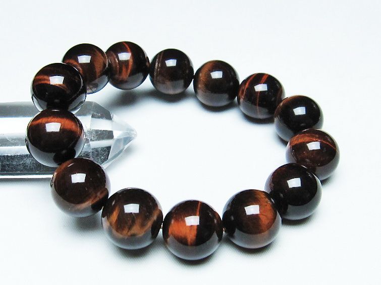 レッドタイガーアイ※赤虎目石 ブレスレット 16mm [t198-6121] 1枚目