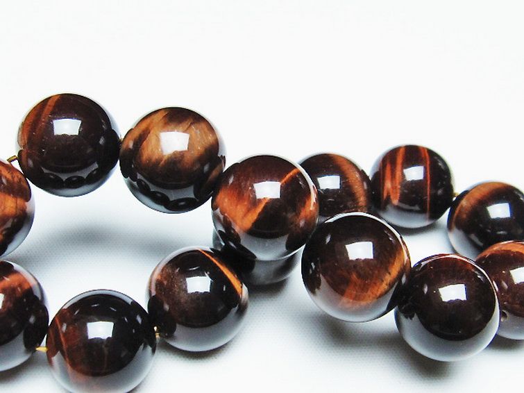 レッドタイガーアイ※赤虎目石 ブレスレット 16mm [t198-6121] 2枚目