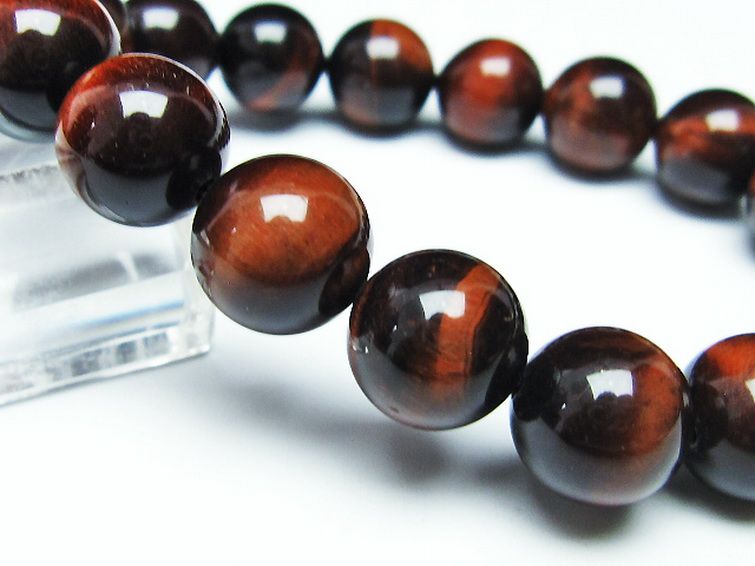 レッドタイガーアイ※赤虎目石 ブレスレット 12mm [t198-6212] 3枚目