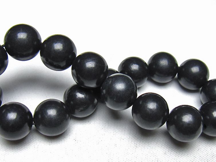 シュンガイト ブレスレット 12mm [t20-7222] 2枚目