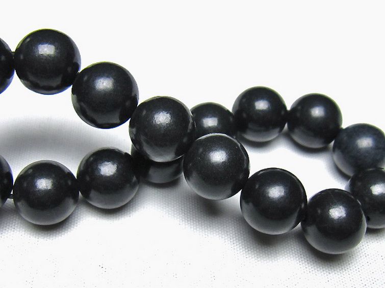 シュンガイト ブレスレット 12mm [t20-7228] 2枚目