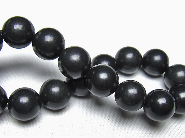 シュンガイト ブレスレット 12mm [t20-7230] 2枚目