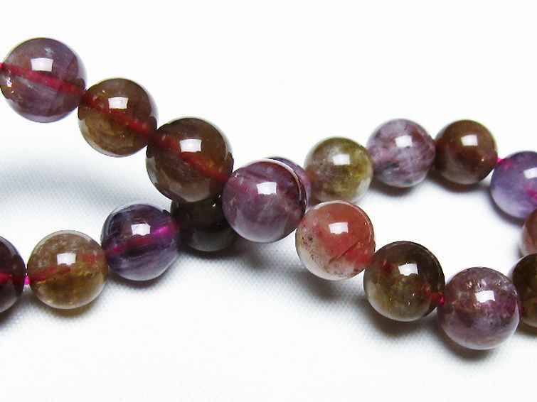 ◆現品限り！10mm◇AAAオーラライト23ブレスレット[T512-2242]