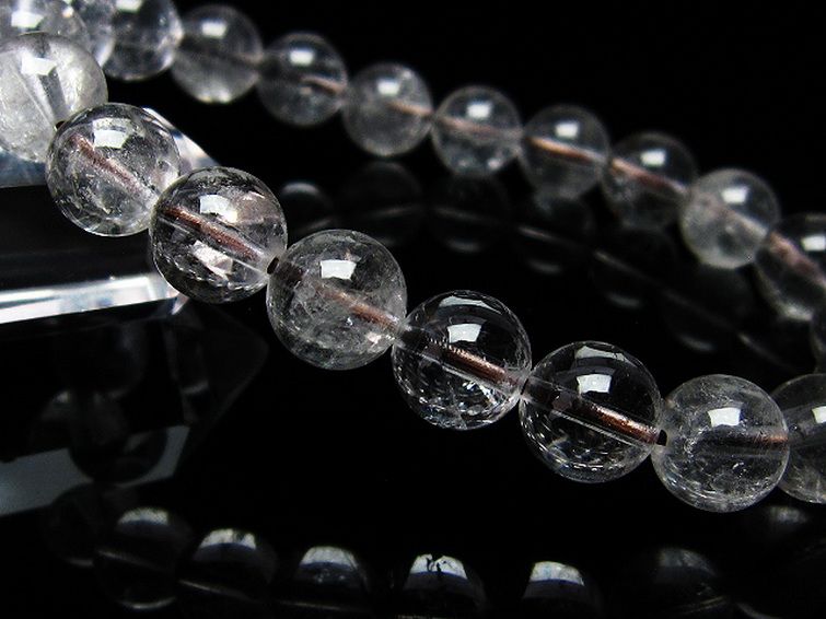 放射プラチナルチル ブレスレット 9mm [t205-3747] 3枚目