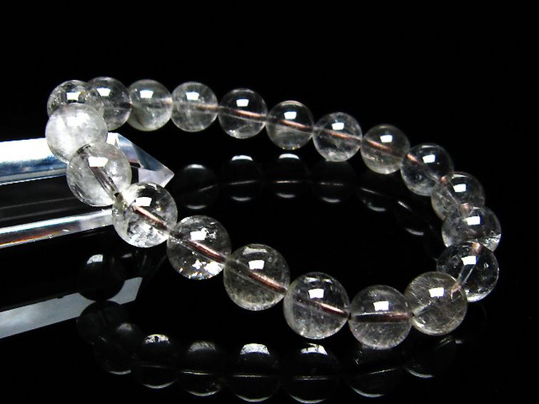 放射プラチナルチル ブレスレット 10mm [t205-3828] 1枚目