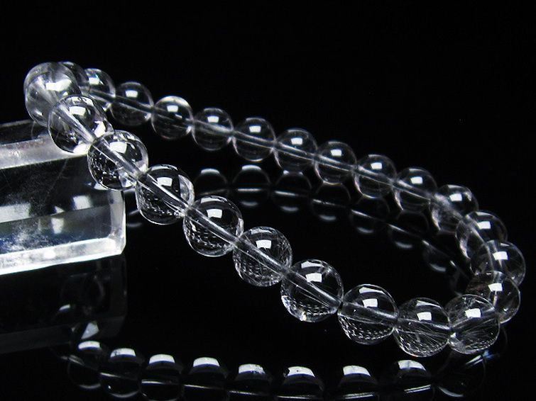 放射プラチナルチル ブレスレット 8mm [T205-4210] 1枚目