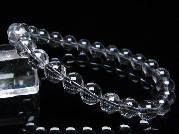 放射プラチナルチル ブレスレット 8mm [T205-4230] 1枚目